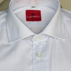 Camisa 070 blanca de Club Cadete para traje de niño