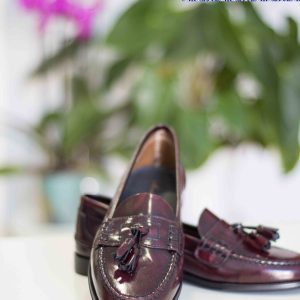 Zapatos 226 Mercedes de Alba para niño tipo náuticos en marrón para comunión